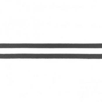Streifenband 3-Streifen Grau